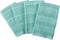 DII Luxury Barmop Collection Chevron Dishtowel Set, Aqua, 16x19, 4 Piece...
