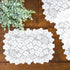 Heritage Lace Dogwood 14x19 White Placemat (Set of 4)...