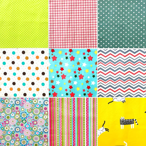 Quilting Fabric, Misscrafts 25pcs 8" x 8" (20cm x 20cm) Cotton Craft Fabric Bundle Patchwork Pre-Cut Quilt Squares for DIY Sewing Scrapbooking Qui...