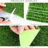 Elcoho 10 Pieces Fake Grass for Crafts Fairy Garden Grass 6 x 6 Inches Artificial Garden Grass for Miniature Ornament Garden Dollhouse DIY Decorat...