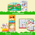 JOYIN 3 Pcs Reusable Sticker Book-Reusable Make a Face Sticker Book, Hidden Picture Sticker Book, Farm Sticker Board. On The Go Travel Toy Activit...