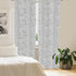 Lunarable Snow Leopard Curtains, Continuous Pattern of Greyscale Natural Camouflage Wild Cat Skin, Window Treatments 2 Panel Set for Living Room B...
