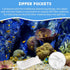 10 Pieces Small Aquarium Filter Bags with Zipper 3 x 8 Inch Fine Filter Media Bags 150 Micra Mesh Bags Reusable Fish Tank Charcoal Filter Bag for ...
