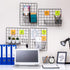 2 Pack Wire Wall Grid Panel | Photos & Pictures Display Grid Wall Panels | Black, Magnetic & Metal Grid | Photo Grid | Grid Wire Board | Hanging H...