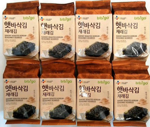 CJ Premium Roasted Seaweed Snack 5g -(Pack of 8)...