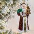 Hallmark Keepsake Christmas Ornament 2021, Sprightly Santa, Blown Glass...