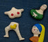 6pcs Fridge Magnets Set, 3D Resin Magnet Refrigerator Stickers, Cute Character Shaped Magnets Home Refrigerator Stickers Creative Cute Character S...