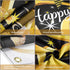 Blulu 40th Birthday Party Decoration, Extra Large Fabric Black Gold Sign Poster for 40th Anniversary Photo Booth Backdrop Background Banner, Birth...