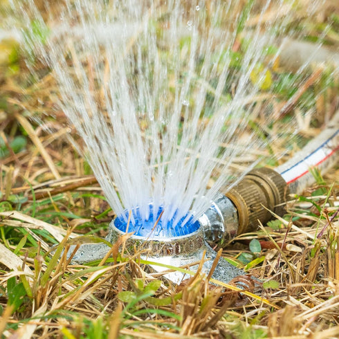 Hourleey 360 Degree Metal Spot Sprinkler, Lawn Sprinklers for Yard, Circle Pattern Sprinkler with Gentle Water Flow for Small Area Yard Lawn Garde...