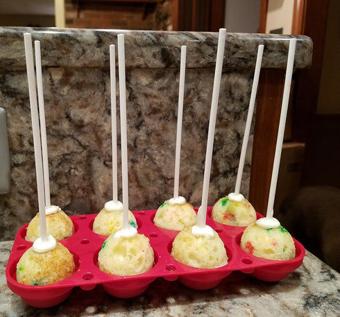Silicone Snowflake Mold Set: Snowball Cake Pops, Candy Molds, and Christmas Ice Cube Molds- Heat Safe BPA Free Silicone Meets European Standards, ...