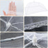 (6 Pack) ESFUN Food Net Covers for Outside, 17"x 17" Large Outdoor Food Cover Mesh Screen Tents Umbrella Fly Food Covers for Picnics, Parties, BBQ...