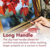 Princeton Velvetouch Filbert Brush, Long Handle, Size 6 - Professional Artist Brushes for Mixed Media, Acrylic, Oil...