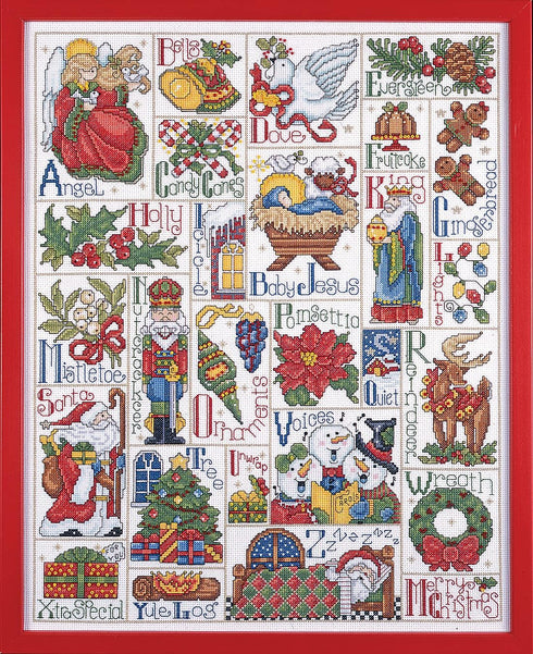 Design Works Crafts Christmas ABC Counted Cross Stitch Kit, Multi...