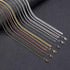PH PandaHall 6 Color Twisted Chains 5 Yards Iron Twisted Curb Link Cable Chains Necklace with 120pcs Lobster Claw Clasps and 360pcs Jump Rings for...