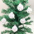 PEPPERLONELY 6PC Miniature Plastic Unicorn Ornaments for Mini Christmas Tree Fairy Garden Christmas Decorations 1-3/16"...