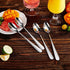 KEAWELL Premium 4-Piece Louise Long Handle Iced Tea Spoons, 18/10 Stainless Steel Long Teaspoons, Long Coffee Spoons, Cocktail Stirring Spoons, Di...