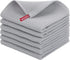 Homaxy 100% Cotton Waffle Weave Kitchen Dish Cloths, Ultra Soft Absorbent Quick Drying Dish Towels, 12 x 12 Inches, 6-Pack, Light Gray...