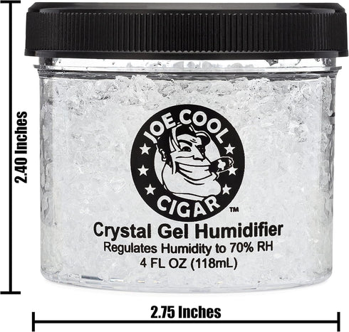 Crystal Gel Humidifier for Cigar Humidors - 4oz Jar...