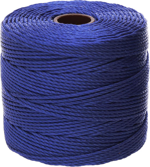 The Beadsmith S-Lon #18 Nylon Cord – Deep Blue Sea Mix – Tex210 Cord, 5mm Diameter, 4-Pack, 77 Yard Spools – for Stringing Beading Crochet, Micro-...