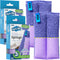 Pure-Sky Ultra Microfiber Cleaning Sponge – 2-in1, Combination for Glass and Multipurpose – JUST ADD Water No Detergents Needed – Use for Windows,...