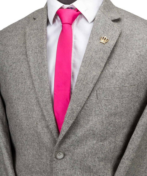 Knighthood Men's Elegant Crystal Crown Brooch/Lapel Pin -Golden Golden...