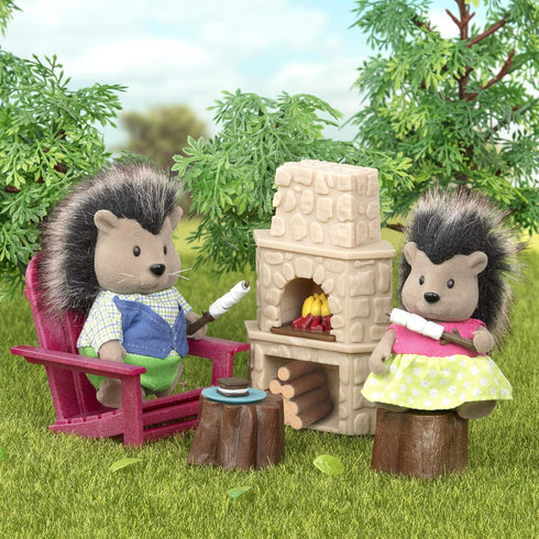 Li’l Woodzeez – Outdoor Patio Set – Play Food, Dollhouse Furnitures & Accessories – Pretend Play – Gift for Kids 3 Years +...