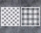 GSS Designs Buffalo Plaid Checker Stencil (2 Pack) - Reusable Stencils for Painting on Wood Wall Canvas Furniture Floor Fabric (12x12Inch) - Buffa...