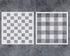 GSS Designs Buffalo Plaid Checker Stencil (2 Pack) - Reusable Stencils for Painting on Wood Wall Canvas Furniture Floor Fabric (12x12Inch) - Buffa...
