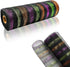 2 Rolls Deco Mesh Ribbon 10 in x 30 ft for DIY Halloween Deco Christmas Tree Wreath Decoration Black Purple Orange Green Poly Mesh Rolls Party Dec...