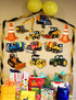 Jayd Products - 12 Large Construction Trucks and Traffic Cones Cutouts, Construction Party Decorations, Wall Decor For Kids, Classroom Decorations...