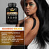 10X Potent Hair Skin and Nail Growth Vitamins Infused with Keratin + Collagen + Silica for Vibrant Hair- Extra Strength Biotin 5000mcg...