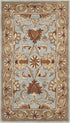 SAFAVIEH Heritage Collection Accent Rug - 2' x 3', Blue & Beige, Handmade Traditional Oriental Wool, Ideal for High Traffic Areas in Entryway, Liv...