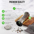 Pepper Grinder or Salt Shaker for Professional Chef - Best Spice Mill with Brushed Stainless Steel, Special Mark, Ceramic Blades and Adjustable Co...