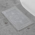 Jean Pierre New York Cotton StoneWash Medallion 17x24 in. Bath Rug, Gray...