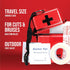 Avalanche Mini First Aid Kit - Essential 30 Piece Compact Kit in Waterproof Case with Carabiner - Camping Essential for Safety and Preparedness - ...
