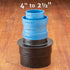 Dust Right Stacking Dust Port Adapter Set (3-Piece) – Interchangeable Vacuum Adapter for Dust Collection Hose & Tools – Glass Reinforced Polypropy...