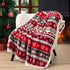 PAVILIA Premium Christmas Sherpa Throw Blanket | Christmas Decoration Reindeers, Fleece, Plush, Warm, Cozy Reversible Microfiber Holiday Blanket 5...