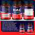Nac Supplement N-Acetyl-L-Cysteine - Enhanced with Milk Thistle + Quercetin for Optimal Immunity, Respiratory, Liver Wellness (180 Count (Pack of ...
