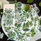 60pcs Laptop Stickers Scrapbook Stickers, Doraking DIY Decorative Green Plants Set Stickers for Laptop,Envelop,Scrapbook,Notebook,Luggage, Glasses...