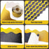 65.6 Ft Bulletin Board Borders Shine Scalloped Bulletin Border Trim Glitter Gold Black Shiny Decorative Poster Borders Strips for Classroom School...