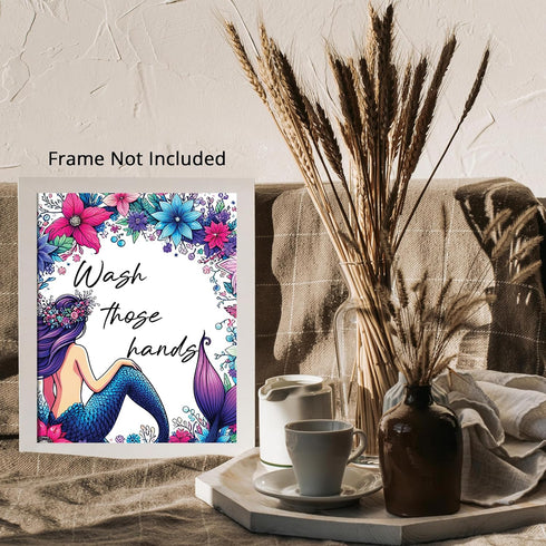 Posterizer 1 pcs-Funny Cute Penguins in The Bathtub Print-Comedy Art- Gift for Men Women Entrepreneur Teens- Bathroom, restroom Decor- unframed w...