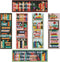 Dinifee 6 Pcs Cross Stitch Bookmark Kits Counted Cross Stitch for Adults Kids Mini Cross Stitch Stamped Embroidery Bookmark Kit Funny Book Pattern...