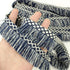 Blue and White Fringe Trim Tassel Trim for Curtains Pillows Carpet Umbrellas (1.35 Inch6 Yards)...