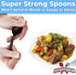 Extra Sturdy, Pro-Grade Plastic Soup Spoons 50 CT. Black, Heavy Duty Recyclable Utensils for Soups, Stews, Chili and Gumbo. Heavyweight Round Spoo...