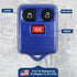 KeylessOption Key Fob Replacement for 1998 1999 2000 2001 2002 2003 2004 2005 2006 2007 2008 2009 2010 2011 2012 2013 2014 2015 2016 Ford Lincoln ...