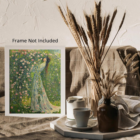 Posterizer 1 pcs-delicate vintage floral garden art-oil painting inspired 4-Collectibles & Fine Art-Retro Art-Gift for Men Women Entrepreneur Teen...