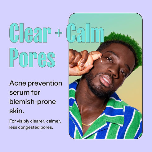 Bubble Skincare Super Clear 2% Salicylic Acid Skin Care Serum - Skin-Soothing Salicylic Acid Serum Enriched with Willow Bark Extract, Colloidal Oa...