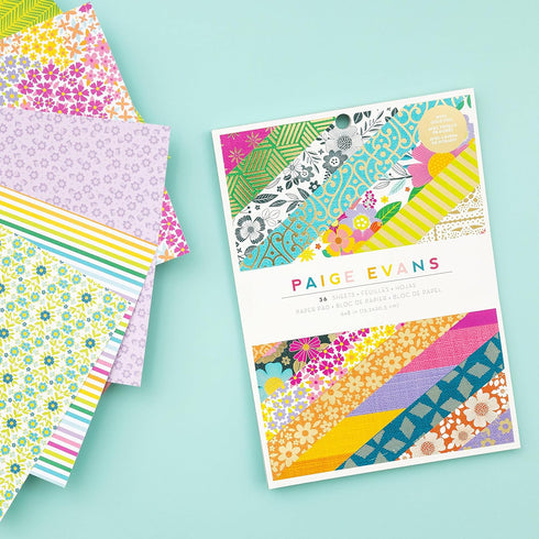 American Crafts Paper 6X8 PAD, Paige Evans Splendid...