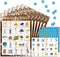 Bible Bingo Party Game Cards, Christian Nativity Bingo, Party Favor for Christian Sunday Church, 24 Players for Adult Party Games Supplies -06...