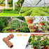 18 Pieces Drip Irrigation Fittings Elbow Connectors for 1/2" Tubing, Barbed Elbows Drip Parts for 1/2 Inch Irrigation Tubing(0.600" ID), Drip Line...